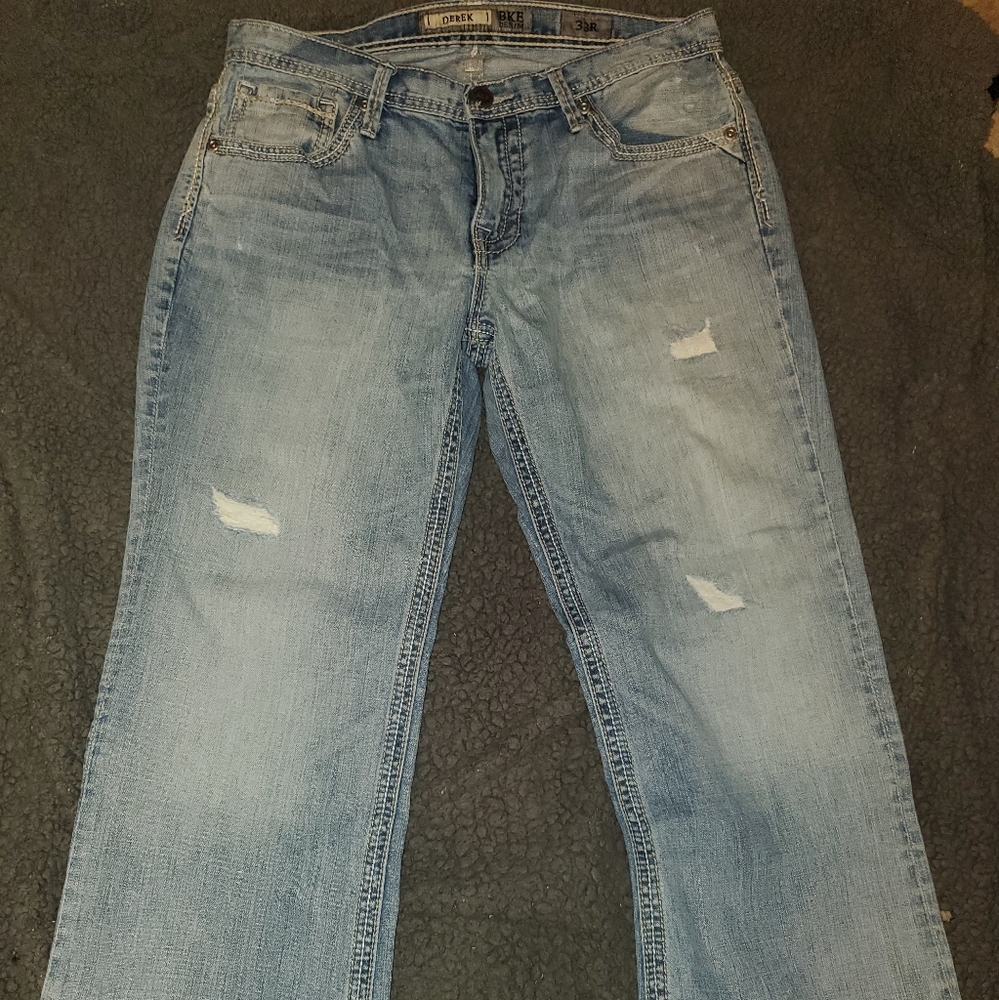 Distressed BKE Mens Jeans